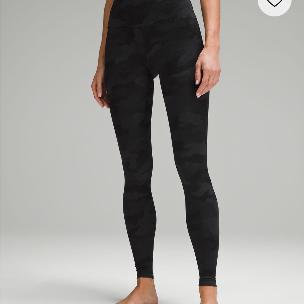 Lululemon athletica black camo align leggings